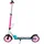 Raven Klappbarer Scooter mit Klingel, Flaschenhalter, Galaxia Blue/Pink 200mm)