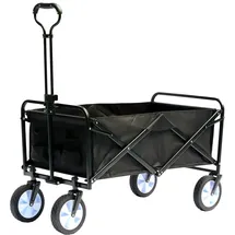Mojawo Bollerwagen faltbar rot/schwarz