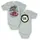 LOGOSHIRT Body "Harry Potter - Hogwarts Express", Jungen, Gr. 50, EURO-Größen, grau (grau, meliert), 100% Baumwolle, bedruckt, kurz, Bodys Body, mit lizenziertem Print