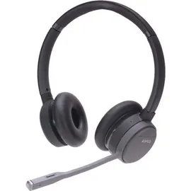 Agfeo Infinity Kabellos, Büro/Callcenter, 189 g, Kopfhörer, Schwarz