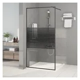 vidaXL Duschwand für begehbare Dusche 100 x 195 cm ESG-Glas klar
