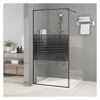 vidaXL Duschwand für begehbare Dusche 100 x 195 cm ESG-Glas klar