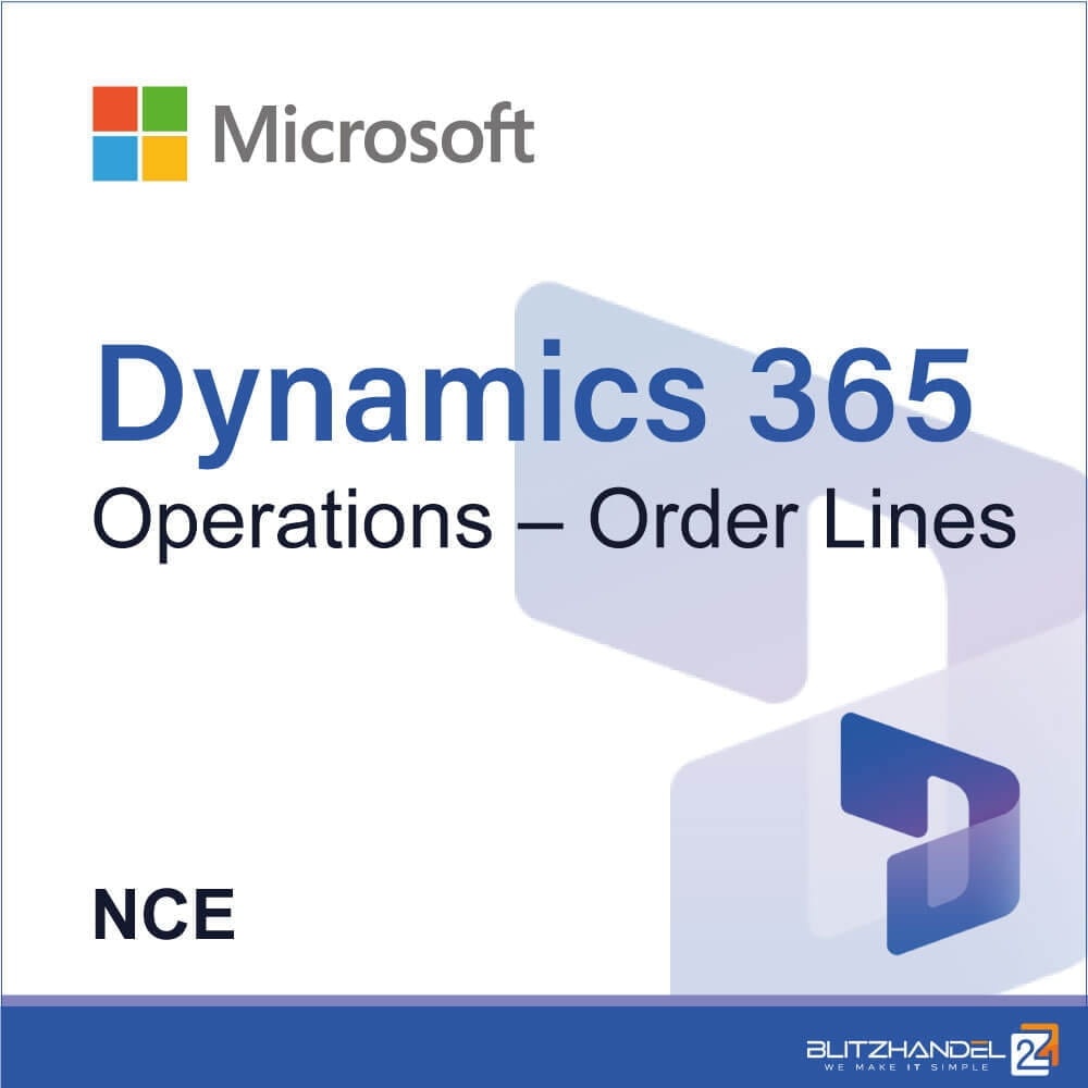 Dynamics 365 Operations Order Lines (NCE)
