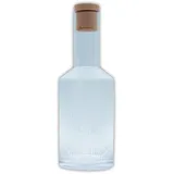 Intirilife Glaskaraffe 1.7 Liter Kristall Krug Karaffe in Transparent - Gold | Gr.: onesize