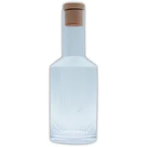 Intirilife Glaskaraffe 1.7 Liter Kristall Krug Karaffe in Transparent - Gold | Gr.: onesize