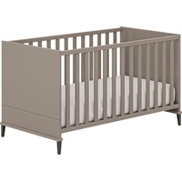 Paidi Babybett »NEA, by PAIDI«, 4-fach höhenverstellbar, umbaubar zum Juniorbett/ Kindersofa, grau