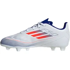 adidas F50 Club Kids FxG Cloud White / Solar Red / Lucid Blue 28