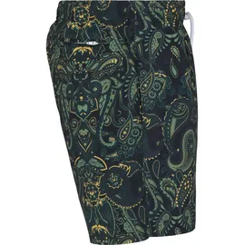 URBAN CLASSICS Paisley Badeshorts Paisley S