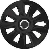 J&J AUTOMOTIVE | 17" Radkappen Radzierblenden 4er Set 17 Zoll Schwarz Stratos RC, Radabdeckung, Radkappen, Zierblenden, Felgen