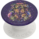 PopSockets Glitter Hogwarts Floral lila, weiß 2er Set