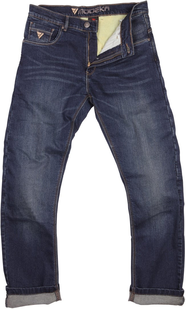 Modeka Glenn Jeans Broek, blauw, 29 Voorman