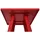 chefgastro Stehtisch 105 x 60 x 60 cm Rot