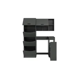 xonox.home Waschmaschinenumbau Set Frillensee 126 x 195 cm Grau
