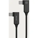 Moment USB-C auf USB-C 0,1 m Schwarz