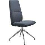Stressless Stuhl Mint | Drehgestell D350 Calido Blue Ohne Armlehnen Hoher Rücken Poliertes Aluminium