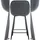 CLP Barhocker Gibson Dunkelgrau Stoff