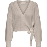 ONLY Damen Pullover 15236624 Pumice Stone M