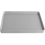 sallys Servierplatte - quadratisch - Grau