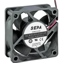 Sepa PLB60A24SE16A Axiallüfter 24 V/DC 36.7 m3/h (L x B x H) 60 x 60 x 25 mm
