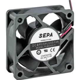 Sepa PLB60A24SE16A Axiallüfter 24 V/DC 36.7 m3/h (L x B x H) 60 x 60 x 25 mm