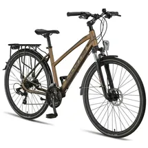 licorne bike gmbh Premium Touring Trekking Bike 28 Zoll RH 48 cm Damen gold