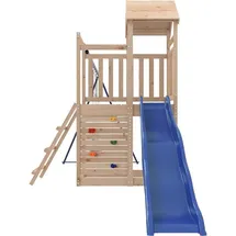vidaXL Spielturm Massivholz Kiefer Braun