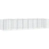 furnicato Gabionen-Hochbeet 400 × 100 × 100 cm