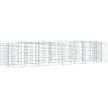 furnicato Gabionen-Hochbeet 400 × 100 × 100 cm