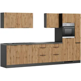 kochstation Küchenzeile KS-Lagos 330 cm beige