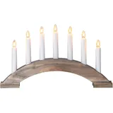 eglo christmas Lichterbogen Weihnachten mit 7 Kerzen  aus Holz in Braun