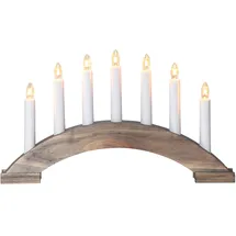eglo christmas Lichterbogen Weihnachten mit 7 Kerzen  aus Holz in Braun