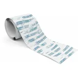 Muralo - Selbstklebende Bordüre - Tapetenbordüre Wandbördure - Dekorative Wandtatto für Wände, Möbel, Decken, Tapeten, Wandverkleidungen, Türen - Abstrakte Blätter - Br.10cm x Hö.300cm