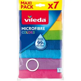 Vileda Allzwecktuch Microfibre Mehrfarbig 7er Multi-Pack