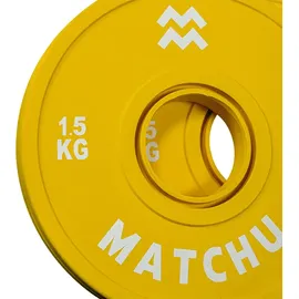 Matchu Sports Matchu Mini Hantelscheiben Fractional Plates 1,5 kg gelb
