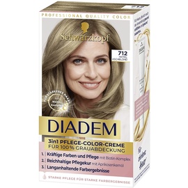 Schwarzkopf Diadem 3in1 Pflege-Color-Creme Haartönung 170 ml Braun