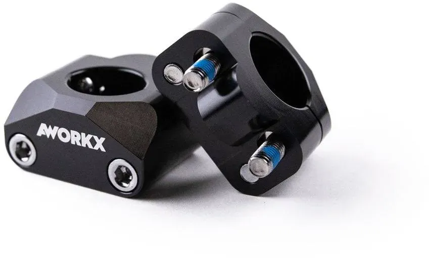 AWORKX Lenkererhöhungsadapter 22mm - 28,6mm - Schwarz