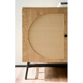 Wohnling WL6.892 Sideboard Braun 140 cm x 39 cm x 80 cm