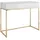 lookway KONSOLE BLANCO mit Schubladen GOLD CHROM Weiß Hochglanz PUSH OPEN