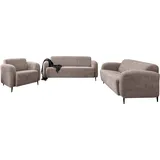 Home Affaire Polstergarnitur HOME AFFAIRE "Marone", beige (beige, beige), H:76cm T:90cm, 100% Polyester, Sitzmöbel-Sets, auch einzeln erhältlich