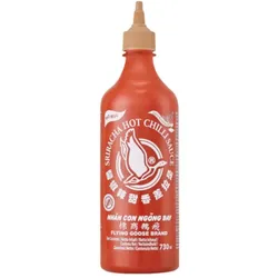 Flying Goose Sriracha Chilisauce mit Knoblauch, ohne MSG 730