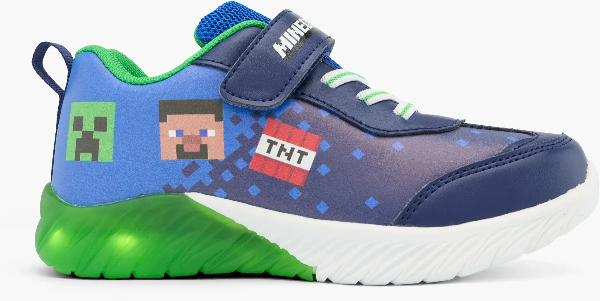 Minecraft  Sneaker Blau, Kinder, Größe: 33, Material: PU/Textil - Minecraft  Sneaker Blau, Kinder, Größe: 33, Material: PU/Textil - man - Blau