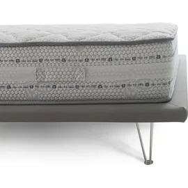 Talamo Italia Doppelmatratze Natalina, Memory Foam-matratze und Taschenfedern, 100% Italy, Anti-milbe und hypoallergen, Cm 160x200 h26