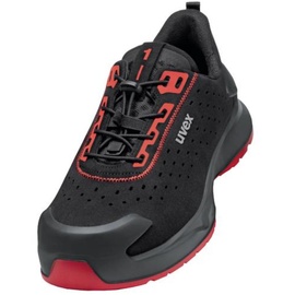 Uvex Sports, Sicherheitsschuhe, uvex 1 x-craft Halbschuhe S1 PL 68024 schwarz Weite 14 Grösse 44 (S1P, 44)