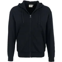 Hakro Kapuzen-Sweatjacke Premium schwarz, 5XL
