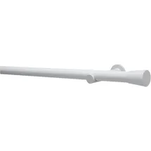 GARDINIA Gardinenstangen-Set Korfu Ø 28 weiß