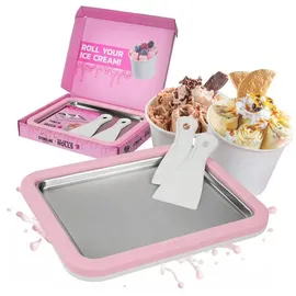 STONELINE Eisplatte für Hausgemachte Eiscreme Speiseeis in Rosa | Gr.: onesize
