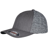 Flexfit Trucker Melange Mesh Cap, Black/Greymelange, S/M