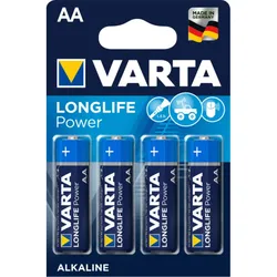 VARTA Batterie Longlife Power AA 4er Blister