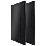 Sunstone Power Solarmodul 400 Watt Solarpanel für 12V 24V Anlage Wohnmobil Fenster Garten, 200,00 W, Monokristallin, (SPMB Serie Schwarzes Photovoltaikmodul 2 Stk) schwarz