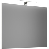 VCM my bath Spiegel mit Beleuchtung VCB 2 914884 silber 80,0 x 3,0 x 62,0 cm